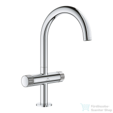 Grohe ATRIO PRIVATE L magasított mosdó csaptelep click-clack leeresztővel,Króm 21138000 csaptelep