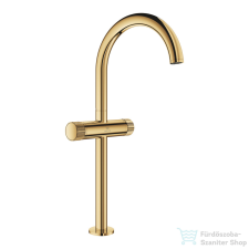 Grohe ATRIO PRIVATE XL magasított mosdó csaptelep click-clack leeresztővel, Cool Sunrise 21142GL0 csaptelep