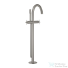 Grohe ATRIO szabadon álló kádtöltő csaptelep zuhanyszettel,alaptest nélkül,Supersteel 25272DC0 (25272DC0)