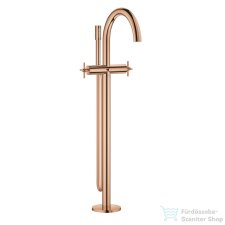 Grohe ATRIO szabadon álló kádtöltő csaptelep zuhanyszettel,alaptest nélkül,Warm Sunset 25272DA0 csaptelep