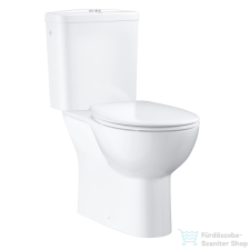 Grohe Bau Ceramic perem nélküli alsó kifolyásos monoblokkos wc lecsapódásgátlós ülőkével,fehér 39346000 szaniter