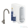 Grohe BLUE HOME C kifolyós Mono csaptelep kezdőkészlet vízszűrő funkcióval,Brushed Hard Graphite 31498AL1