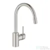 Grohe CONCETTO EGYKAROS MOSOGATÓCSAP 1/2? matt szuperacél 32663DC3 (32663DC3)