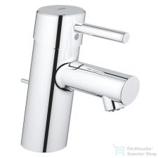 Grohe CONCETTO S mosdó csaptelep nyitott rendszerű vízmelegítőhöz,automata leeresztővel,Króm 23060001 csaptelep