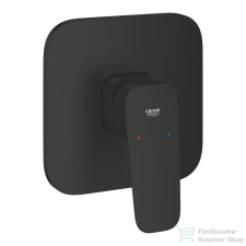 Grohe CUBEO falsík alatti kád/zuhany csaptelep belső egység nélkül,Matt fekete 1017772430 csaptelep