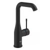 Grohe Essence 24177KF1 mosdó keverőcsap, 3/8'', L méret, egykaros, forgatható, szelep nélkül, matt, fekete