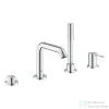 Grohe ESSENCE 4 üléses kádtöltő csaptelep zuhanyszettel,alaptest nélkül,króm 25251001 (25251001)