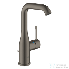 Grohe Essence magasított mosdó csaptelep automata leeresztővel,Brushed Hard Graphite 32628AL1 csaptelep
