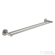 Grohe ESSENTIALS 65,4 cm-es dupla törölközőtartó,Supersteel 40802DC1 fürdőszoba kiegészítő