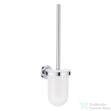 Grohe ESSENTIALS fali wc kefe tartó,króm/üveg 40374001 fürdőszoba kiegészítő
