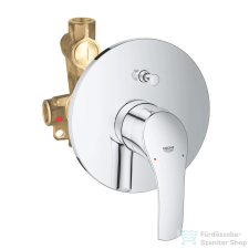 Grohe EUROSMART falsík alatti kád/zuhany csaptelep belső egységgel,Króm 33305002 (33305002) csaptelep
