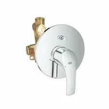 Grohe Eurosmart New króm beépített kád- és zuhanycsaptelep beépített testtel csaptelep