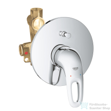 Grohe EUROSTYLE falsík alatti kád/zuhany csaptelep belső egységgel,Króm 33637003 csaptelep