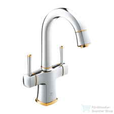 Grohe GRANDERA magasított mosdó csaptelep automata leeresztővel,Króm/arany 20666IG0 csaptelep