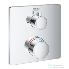 Grohe Grohtherm falsík alatti termosztátos zuhanycsaptelep, 2 funkciós, króm 24080000 (24080000) csaptelep