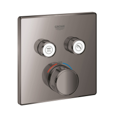 Grohe Grohtherm Smartcontrol Falsík alatti termosztátos csaptelep 2 utas szögletes Hard Graphite csaptelep