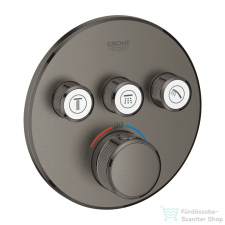 Grohe GROHTHERM Smartcontrol falsík alatti termosztátos kád/zuhany csaptelep,Brushed Hard Graphite 29121AL0 csaptelep