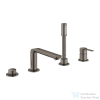 Grohe Lineare 4 üléses perembe építhető kádtöltő csaptelep alaptest nélkül,Brushed Hard Graphite 19577AL1
