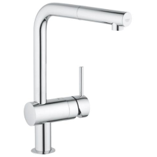 Grohe Minta mosogatócsaptelep kihúzh.gyöngyöztetővel,supersteel (32168DC0) fürdőkellék