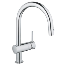 Grohe Minta mosogatócsaptelep kihúzható zuhanyfejjel,supersteel (32321DC0) fürdőkellék