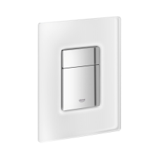 Grohe Nyomólap beépíthető wc-hez üveg, Skate Cosmopolitan króm/daVinci szatén, Grohe szaniter