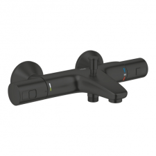 Grohe Precision Start Termosztátos Kádcsaptelep zuhanyszett nélkül matt fekete 345982430 csaptelep