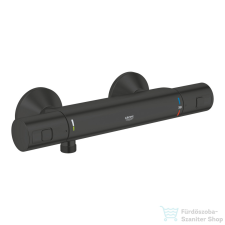 Grohe PRECISION START termosztátos zuhany csaptelep zuhanyszett nélkül,matt fekete 345942430 csaptelep