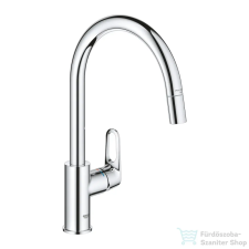 Grohe Quickfix START FLOW kihúzható fejes,1 funkciós mosogató csaptelep,króm 30569000 (30569000) csaptelep