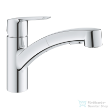 Grohe Quickfix START kihúzható fejes,2 funkciós mosogató csaptelep,króm 30531001 csaptelep