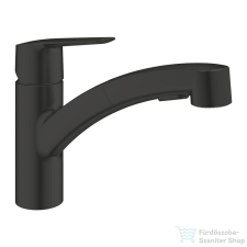 Grohe Quickfix START kihúzható fejes,2 funkciós mosogató csaptelep,matt fekete 305312431 csaptelep