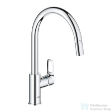 Grohe Quickfix START LOOP kihúzható fejes,1 funkciós mosogató csaptelep,króm 30556000 csaptelep