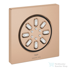 Grohe Rainshower Aqua oldalfúvóka/testzuhany, 2 féle vízsugárral,Brushed Warm Sunset 26802DL0 csaptelep