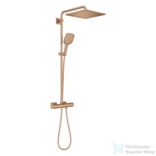 Grohe Rainshower SmartActive 310 Cube termosztátos zuhanyrendszer, Brushed Warm Sunset 26837DL0 csaptelep