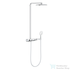 Grohe Rainshower SmartControl 360 Mono termosztátos zuhanyrendszer króm/holdfehér 26361LS0 csaptelep