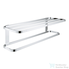 Grohe SELECTION 59,6x22,5x16,5 cm-es törölközőtartó polc,Króm 41066000 fürdőszoba kiegészítő