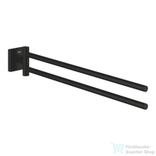 Grohe START CUBE 43,8 cm-es törölközőtartó,matt fekete 409762430 fürdőszoba kiegészítő