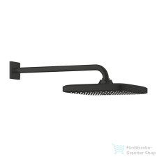 Grohe TEMPESTA 250 Cube fejzuhany 38 cm-es zuhanykarral,Matt fekete 266872430 csaptelep