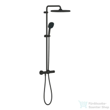 Grohe VITALIO Comfort 250 termosztátos zuhanyrendszer,matt fekete 266962431 (266962431) csaptelep