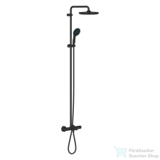 Grohe VITALIO START SYSTEM 250 termosztátos zuhanyrendszer kádtöltővel,matt fekete 269882431 csaptelep