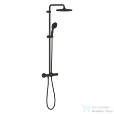 Grohe VITALIO START SYSTEM 250 termosztátos zuhanyrendszer,matt fekete 266772431 (266772431) csaptelep