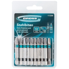 GROSS PH3 X 50mm Bit készlet professional 10db/csomag bitfej készlet