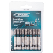 GROSS PZ3x50mm 10db professional bitkészlet barkácsgép tartozék