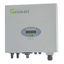 Growatt 4,2 kW napelem inverter – Growatt hálózatba visszatápláló inverter Névleges teljesítmény: 4200 W Maximális teljesítmény: 4400 W napelem