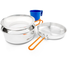 GSI Outdoors Glacier Stainless 1 Person Mess Kit (90497681257) edény