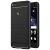 GSMLIVE Carbon Fiber Huawei P8 Lite 2017 P9 Lite 2017 fekete szilikon tok (Forcell)