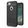 GSMLIVE Carbon Fiber iPhone 6 6S (4,7") fekete szilikon tok (Forcell)