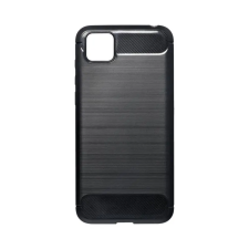 GSMLIVE Huawei Y5P szilikon tok, fekete, Carbon fiber tok és táska