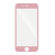 GSMLIVE iPhone 6 6S (4,7") előlapi üvegfólia, edzett, hajlított, rose gold keret, 5D Full Glue
