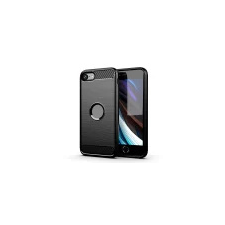 GSMLIVE iPhone 7 / 8 / SE 2020 / SE 2022 szilikon tok, fekete, Carbon fiber tok és táska