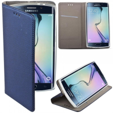 GSMLIVE Samsung Galaxy A11 telefon tok, könyvtok, oldalra nyíló tok, mágnesesen záródó, SM-A115, sötétkék tok és táska